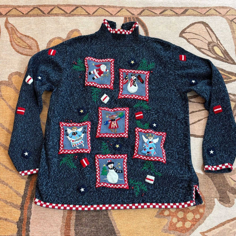 Designers Originals Festive Navy Christmas Sweater